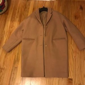 Everlane Cocoon Coat in Camel
